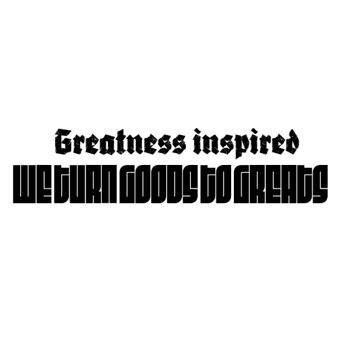 Greatness Inspired designs